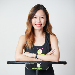 Jumping Fitnesss Instructor Charis Soh