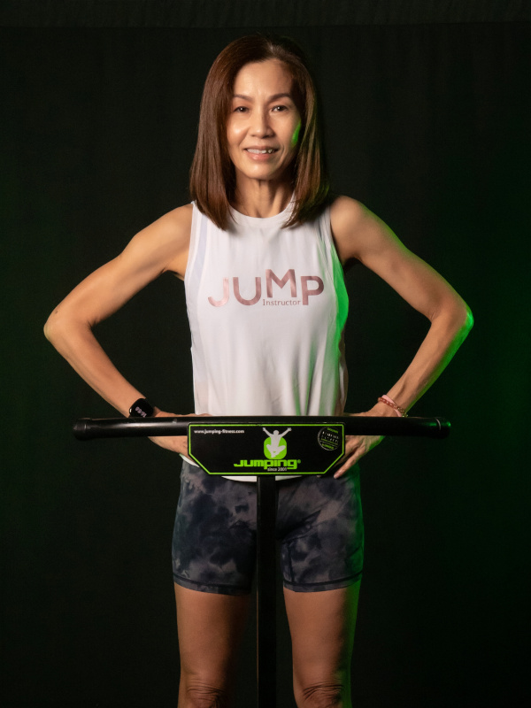 jumping fitness instructor jaclyn yeoh