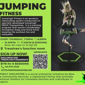 Jumping® Fitness @Tresalveo [Exclusive for Residents of Tresalveo]